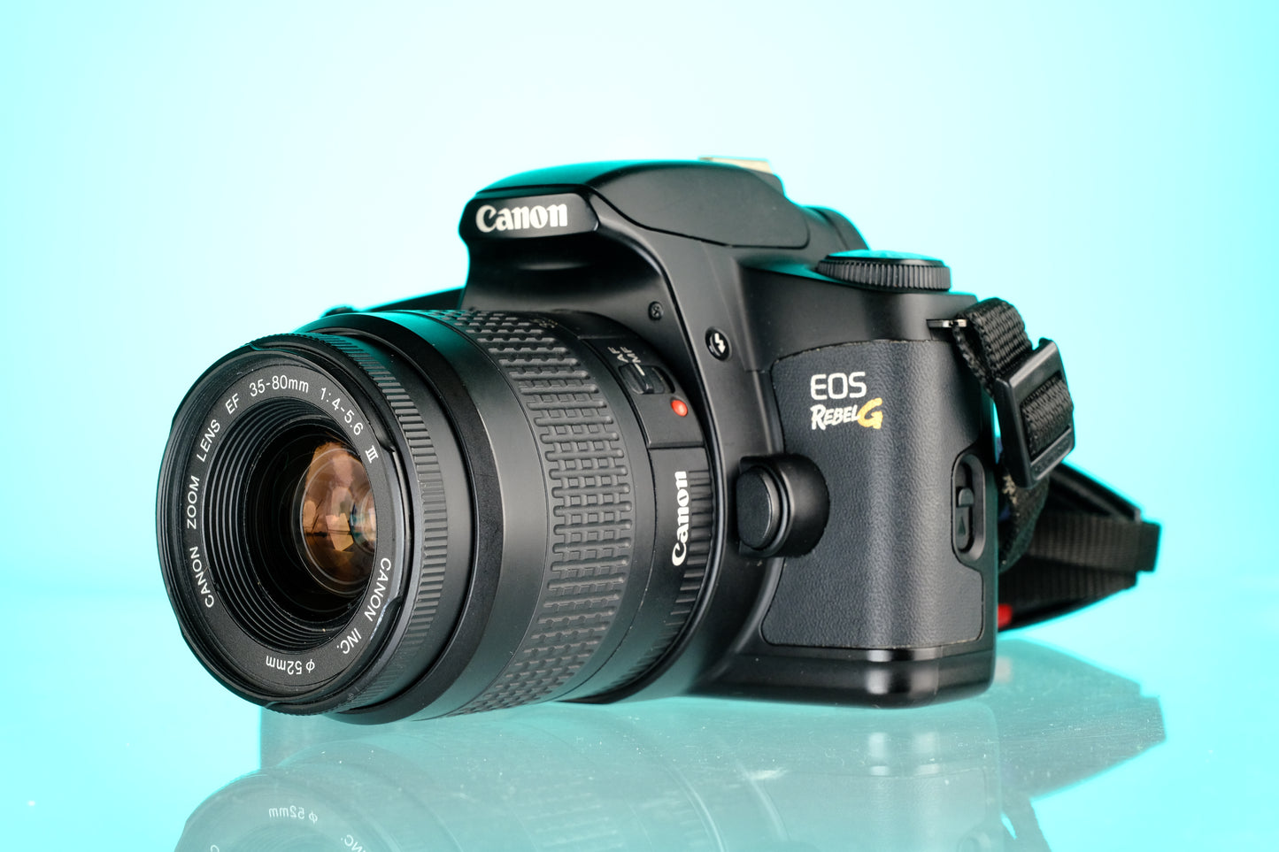 Canon Rebel G 35mm SLR Film Camera + 35-80mm f/4-5.6 EF Lens