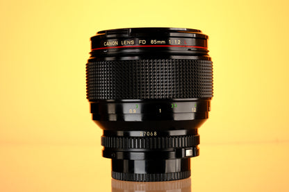 Canon 85mm f/1.2 L FD Lens