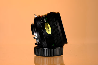 Vivitar 28mm f/2 Autowide Nikon F Mount Lens