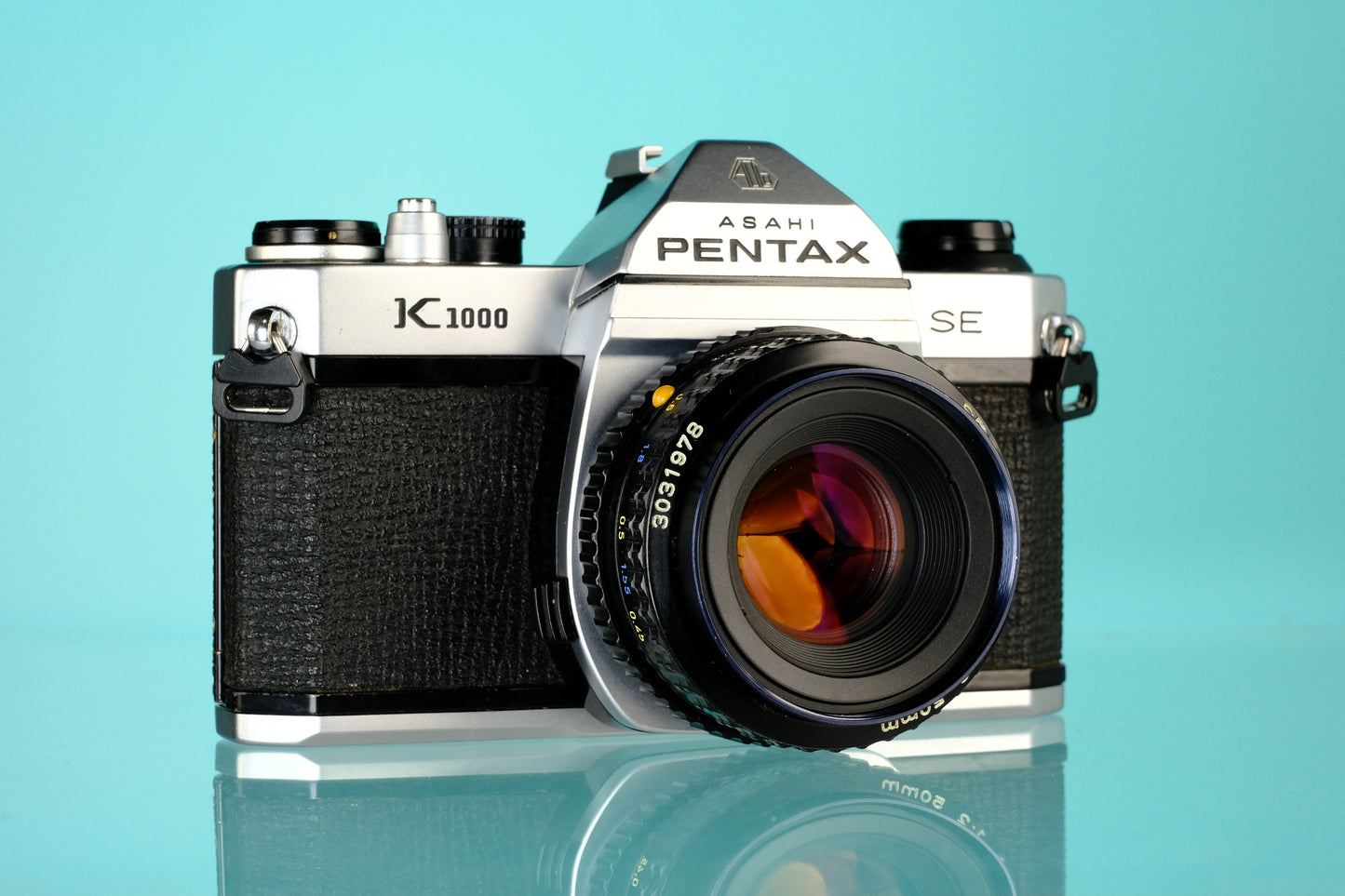Pentax K1000 35mm SLR Film Camera + 50mm SMC Lens
