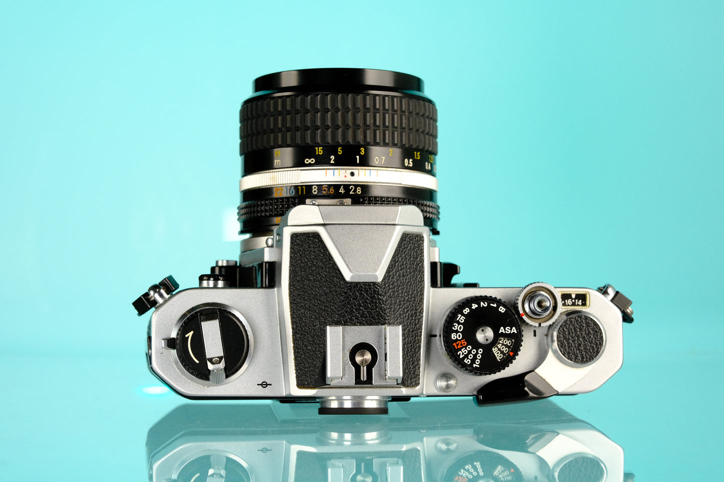 Nikon FM 35mm SLR Film Camera + Nikkor 35mm f/2.8 Ai Lens