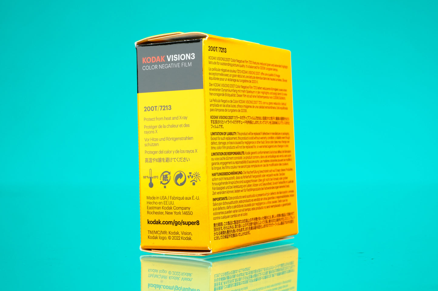 Kodak Vision 200T Super 8mm Film - 50'