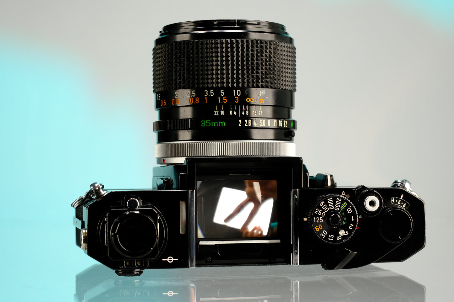 Canon F-1 35mm SLR Film Camera + 35mm f/2 SSC Lens