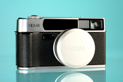 Konica Hexar AF Silver 35mm f/2 Rangefinder Film Camera