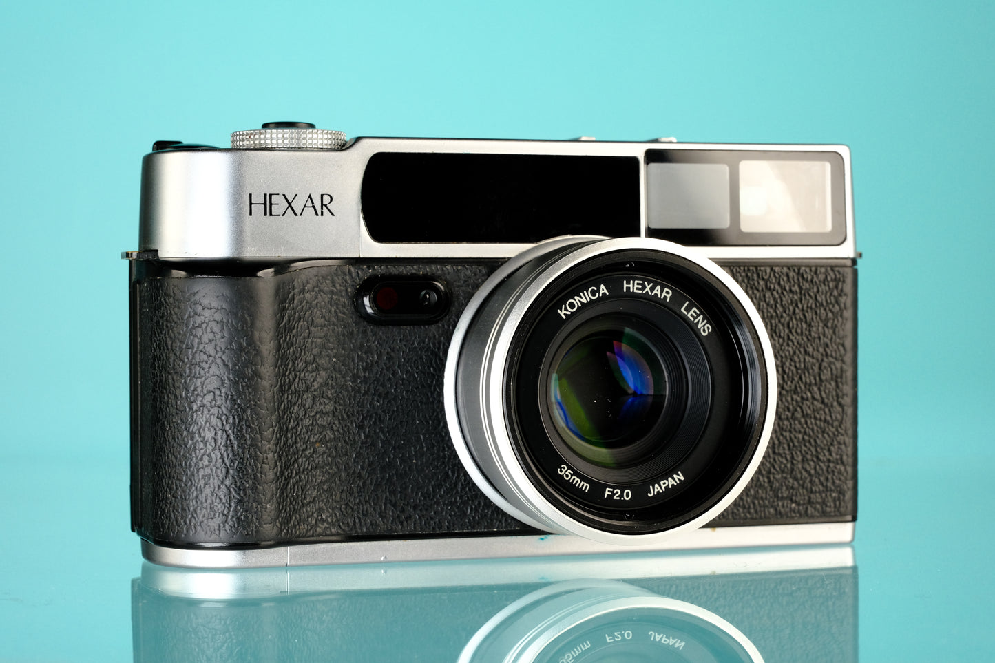 Konica Hexar AF Silver 35mm f/2 Rangefinder Film Camera