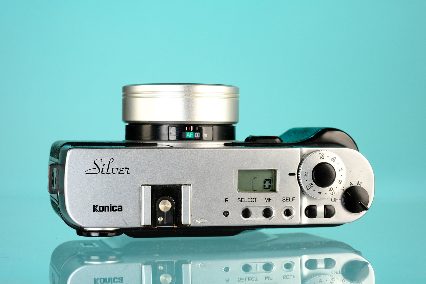 Konica Hexar AF Silver 35mm f/2 Rangefinder Film Camera