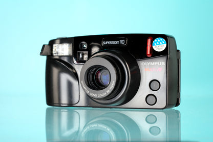 Olympus SuperZoom 110 35mm Point and Shoot Film Camera