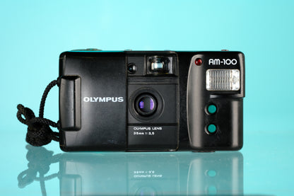 Olympus AM-100 35mm Point and Shoot Film Camera
