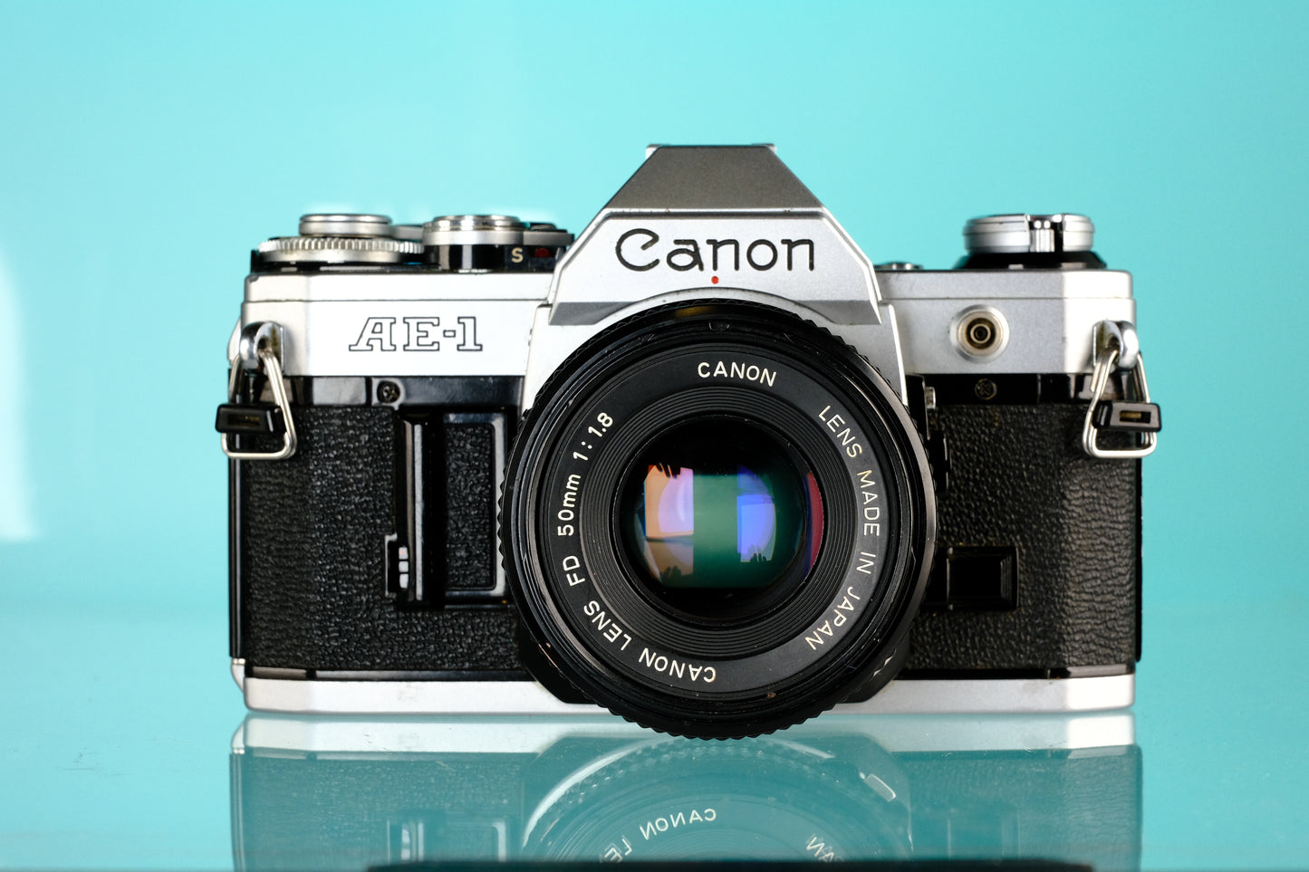 Canon AE-1 35mm SLR Film Camera + 50mm f/1.8 Lens