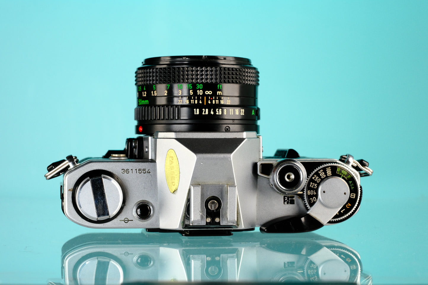 Canon AE-1 35mm SLR Film Camera + 50mm f/1.8 Lens