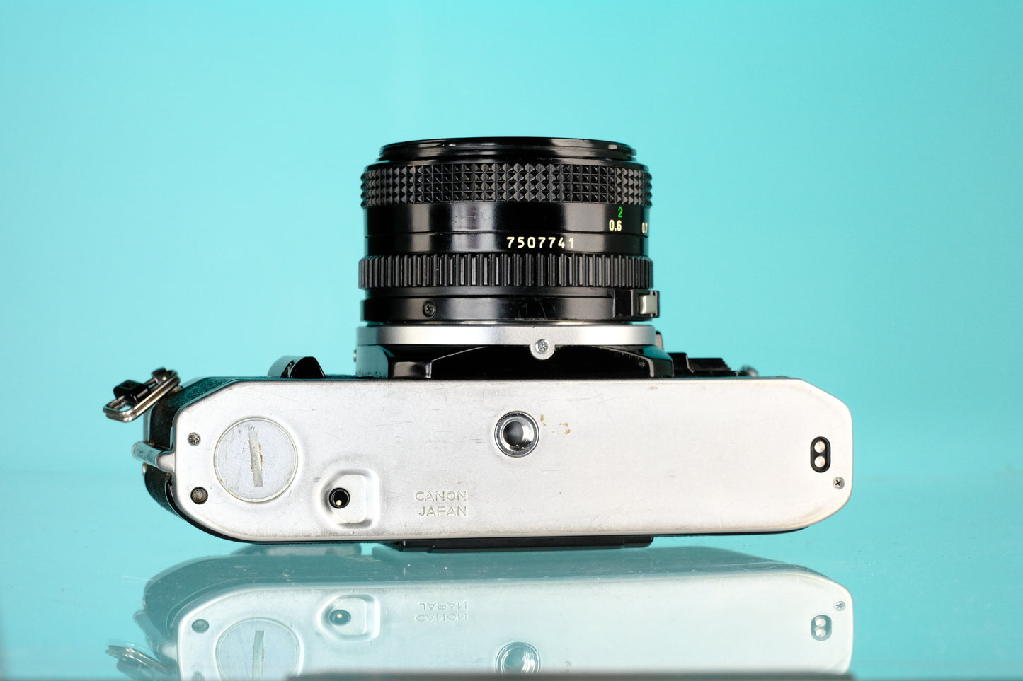 Canon AE-1 35mm SLR Film Camera + 50mm f/1.8 Lens