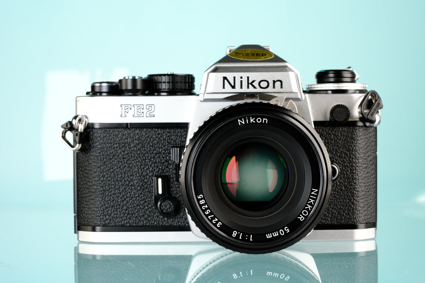 Nikon FE2 35mm SLR Film Camera + 50mm Nikkor f/1.8 Ai Lens