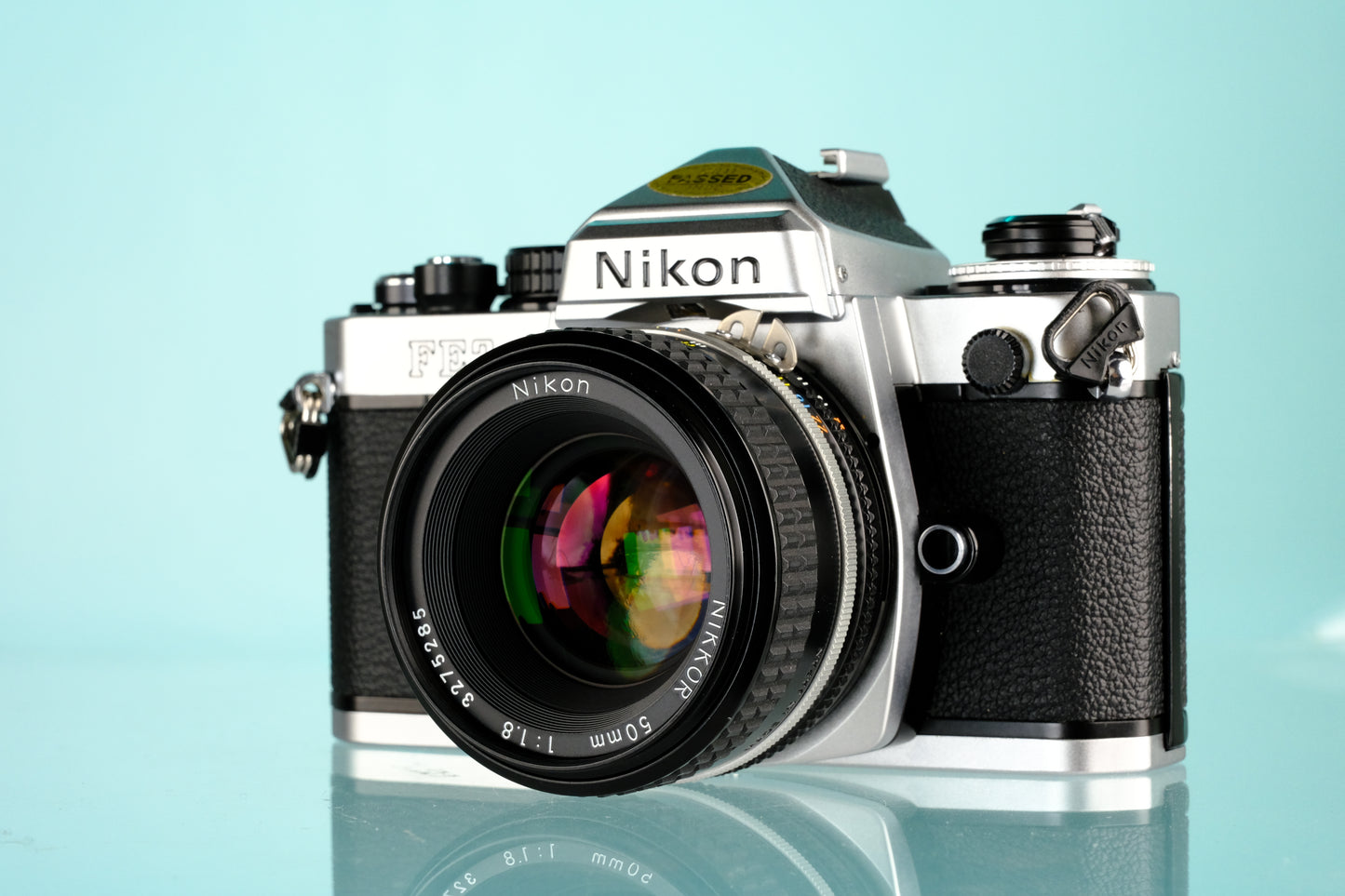 Nikon FE2 35mm SLR Film Camera + 50mm Nikkor f/1.8 Ai Lens