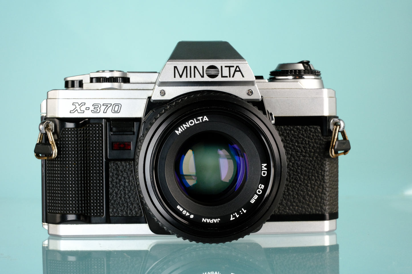 Minolta X-370 35mm SLR Film Camera + 50mm f/1.7 Lens