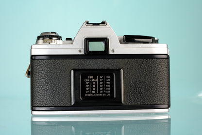 Minolta X-370 35mm SLR Film Camera + 50mm f/1.7 Lens
