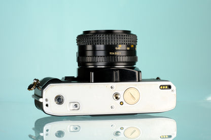 Minolta X-370 35mm SLR Film Camera + 50mm f/1.7 Lens