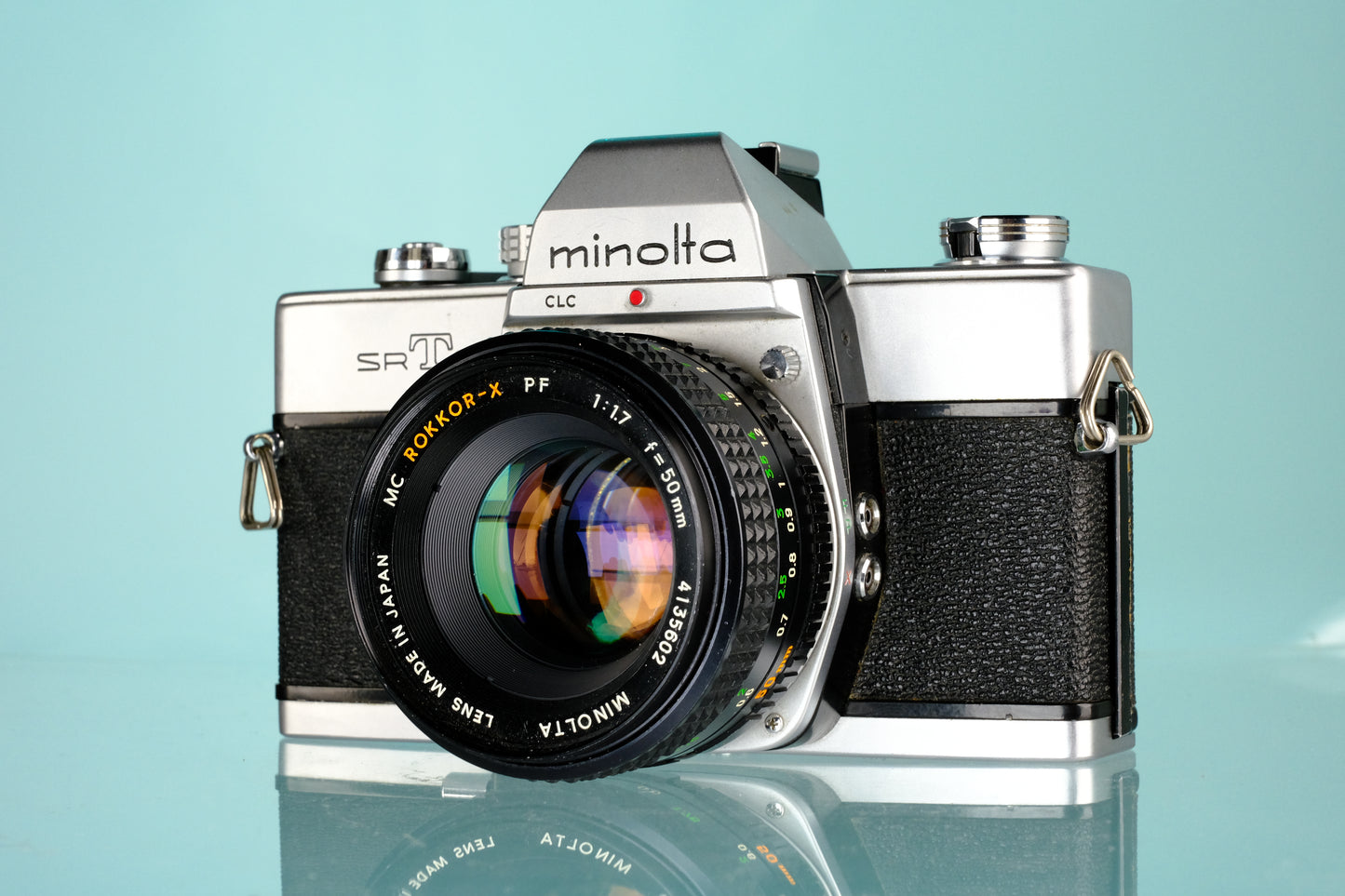 Minolta SRT 201 35mm SLR Film Camera + Rokkor-X 50mm f/1.7 Lens