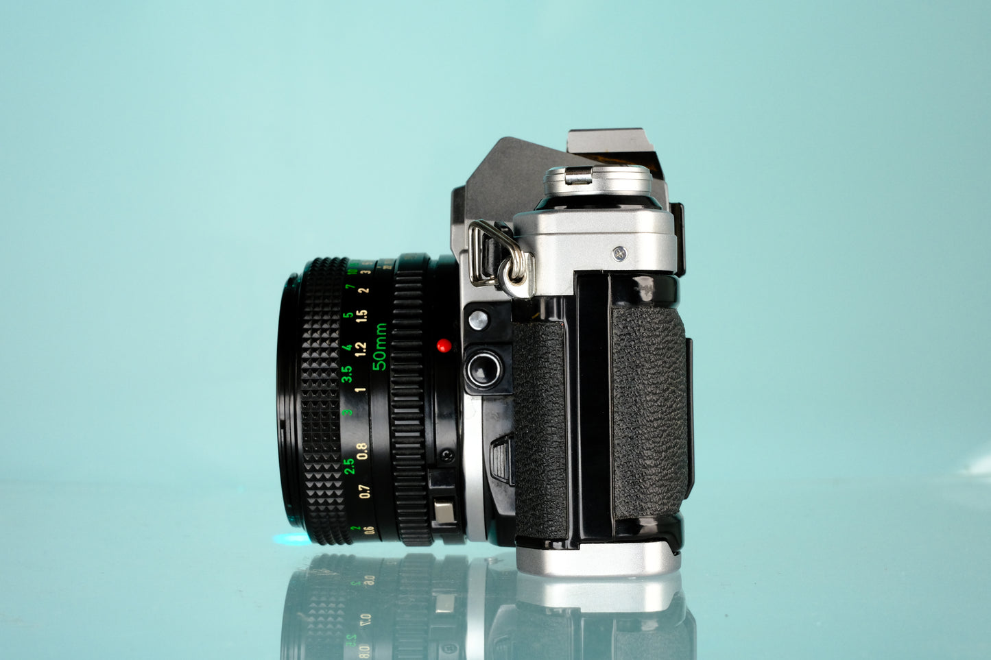 Canon AE-1 35mm SLR Film Camera + 50mm f/1.8 Lens