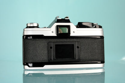 Canon AE-1 35mm SLR Film Camera + 50mm f/1.8 Lens