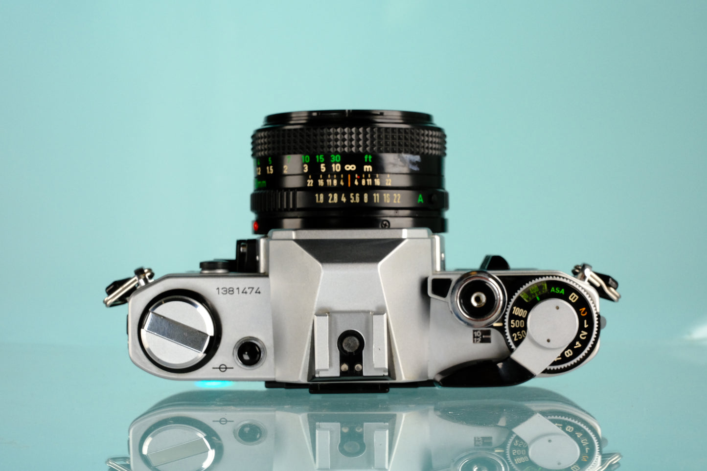 Canon AE-1 35mm SLR Film Camera + 50mm f/1.8 Lens
