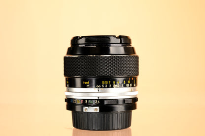 Nikon Micro-Nikkor-P 55mm f/3.5 Lens Ai Converted