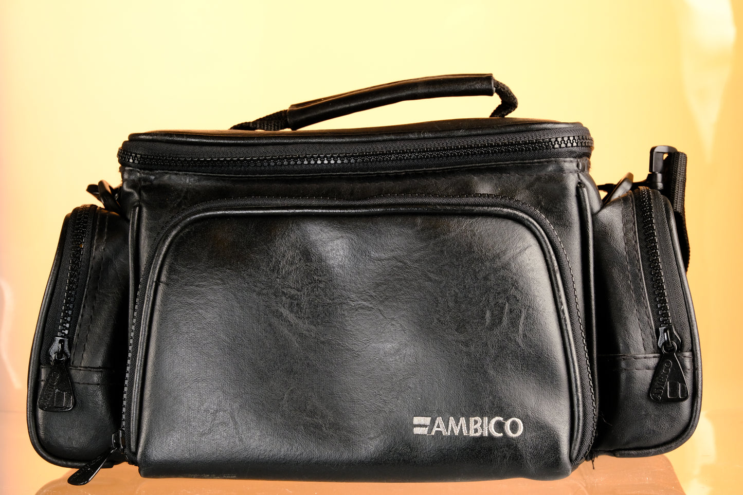Ambico Vintage Leather Camera Bag