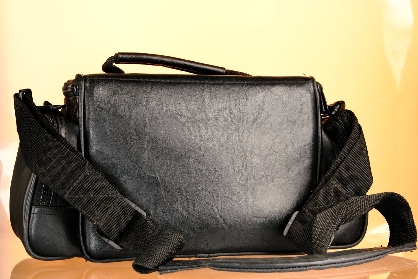 Ambico Vintage Leather Camera Bag