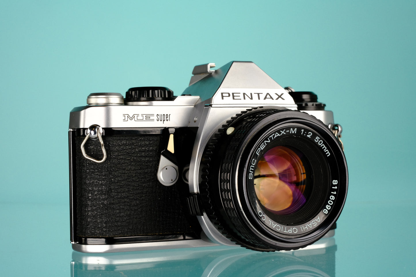 Pentax ME Super 35mm SLR Film Camera + Pentax-M 50mm f/2 Lens
