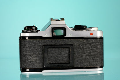Pentax ME Super 35mm SLR Film Camera + Pentax-M 50mm f/2 Lens