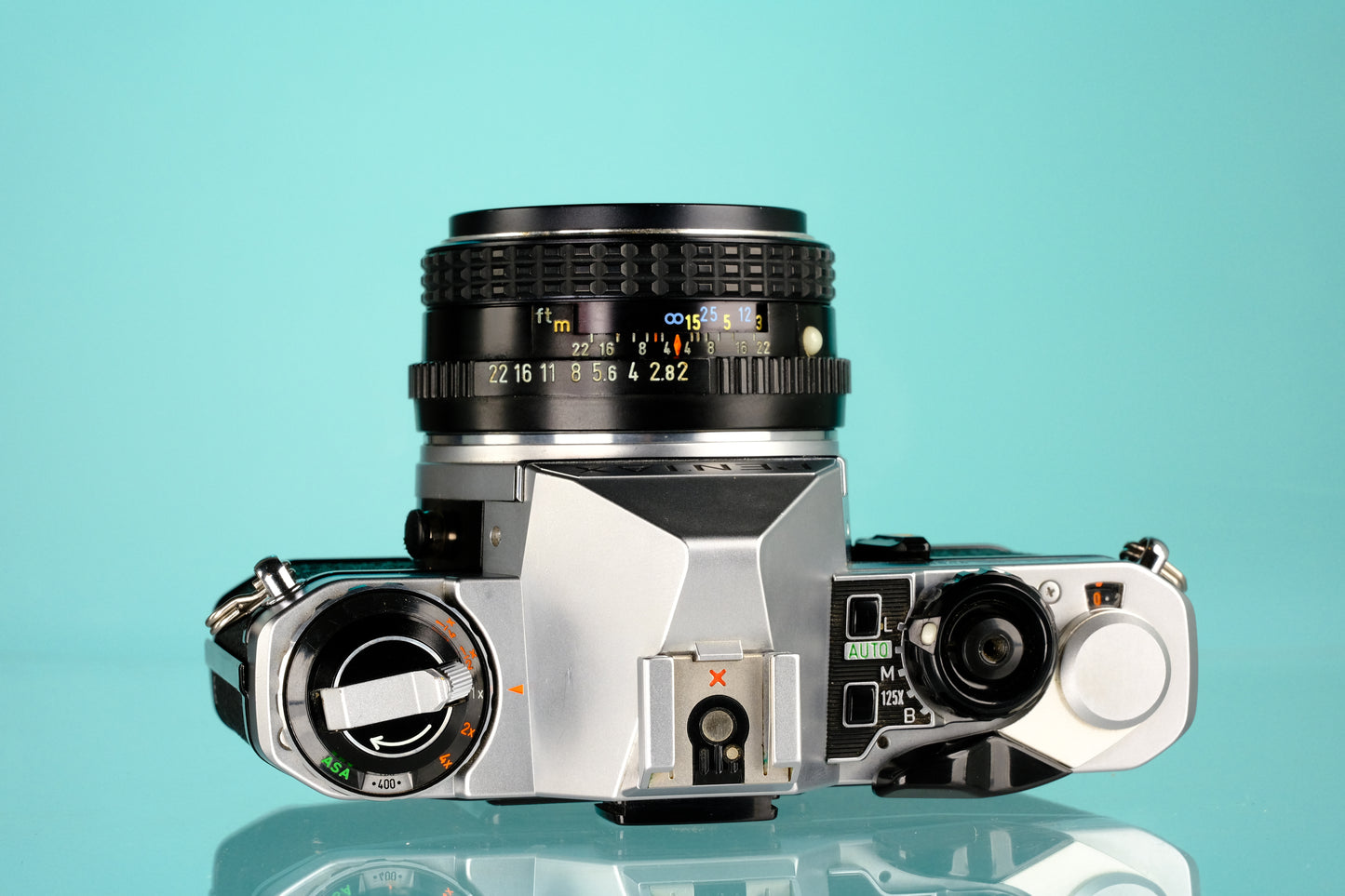 Pentax ME Super 35mm SLR Film Camera + Pentax-M 50mm f/2 Lens