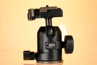 Manfrotto 488RC2 Tripod Head + RC2 Quick-Release Plate