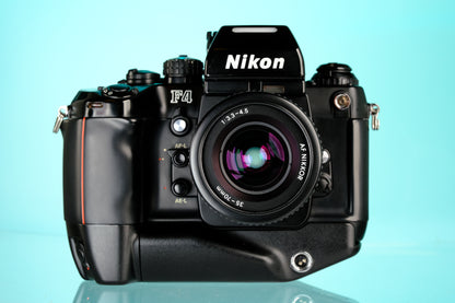 Nikon F4 35mm SLR Film Camera + Nikkor AF 35-70mm f/3.3-4.5 Lens