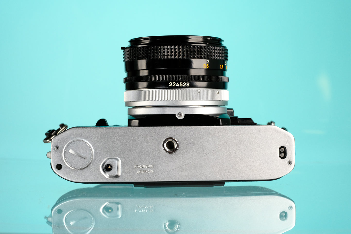 Canon AE-1 35mm SLR Film Camera + 50mm f/1.8 FD Lens