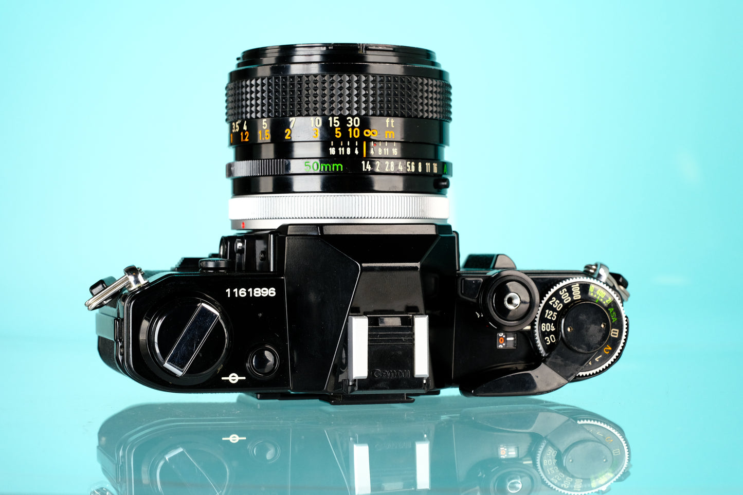 Canon AE-1 35mm SLR Film Camera + 50mm f/1.4 S.S.C Lens