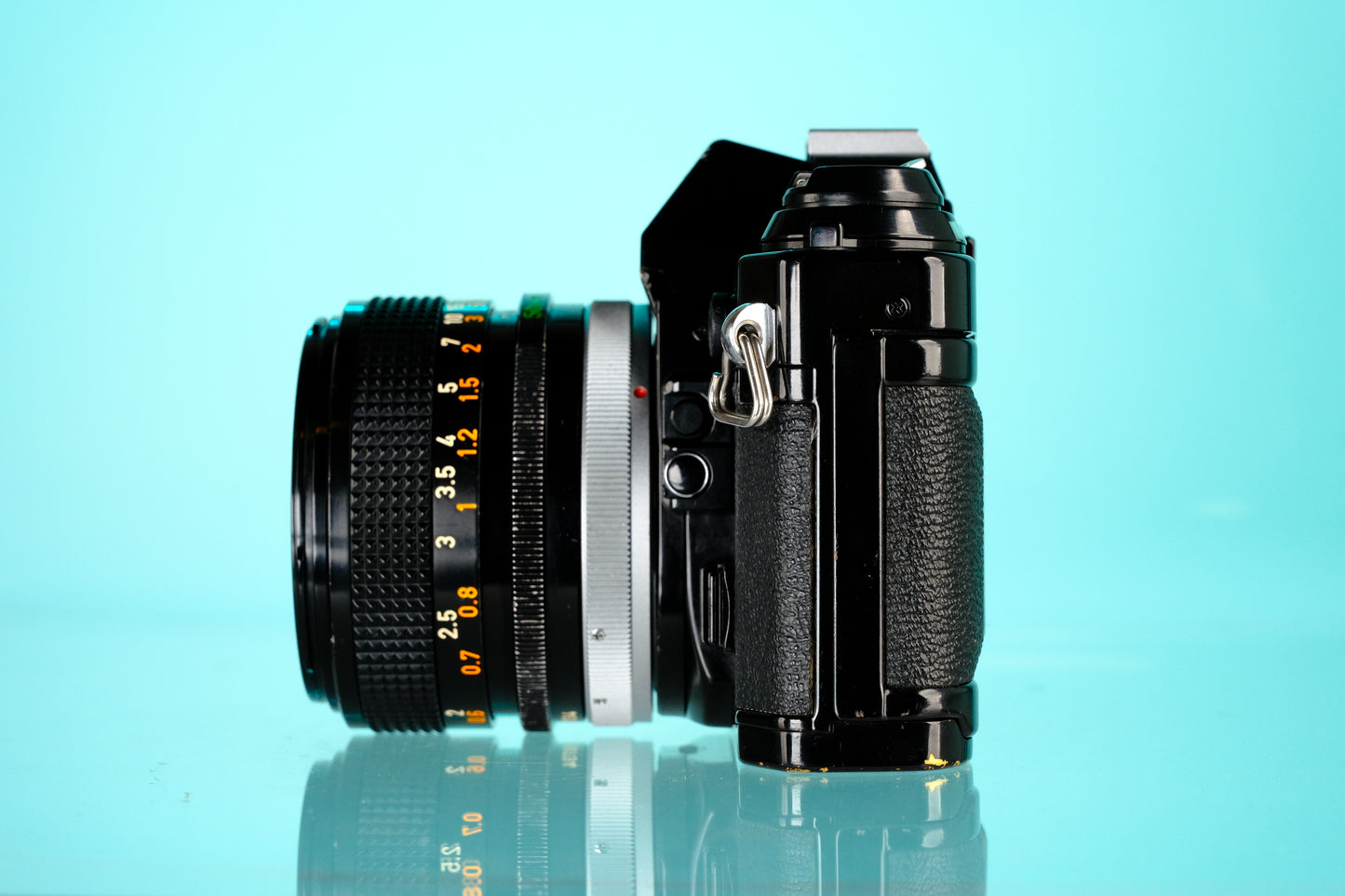 Canon AE-1 Program 35mm SLR Film Camera + 50mm f/1.4 S.S.C Lens