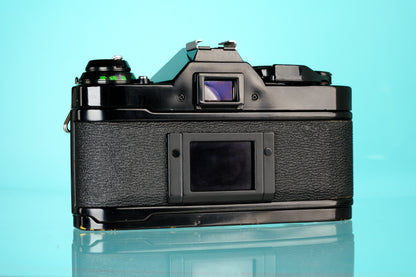Canon AE-1 Program 35mm SLR Film Camera + 50mm f/1.4 S.S.C Lens