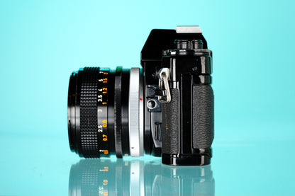 Canon A-1 35mm SLR Film Camera + 50mm f/1.4 S.S.C Lens