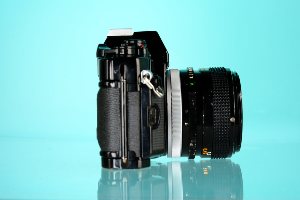 Canon A-1 35mm SLR Film Camera + 50mm f/1.4 S.S.C Lens