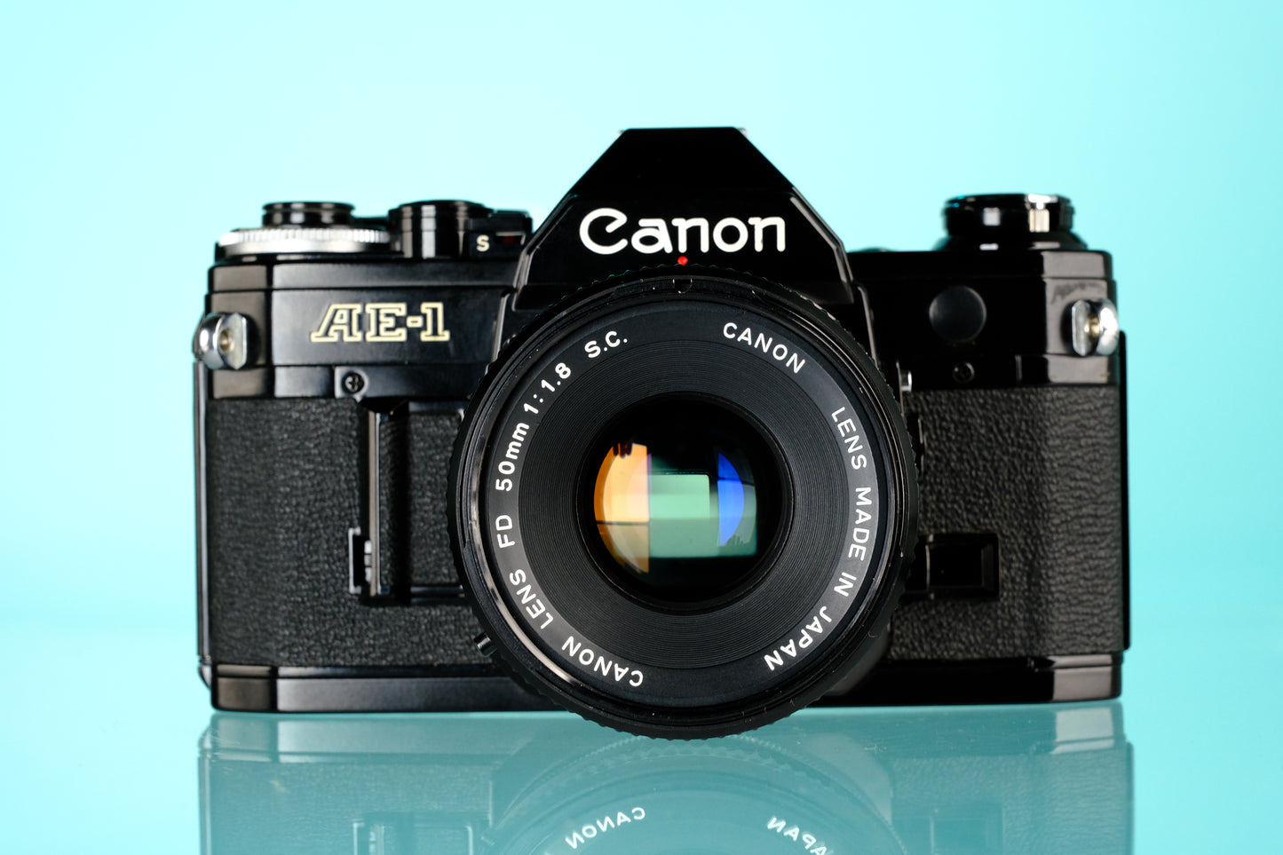 Canon AE-1 35mm SLR Film Camera + 50mm f/1.8 S.C FD Lens