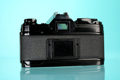 Canon AE-1 35mm SLR Film Camera + 50mm f/1.8 S.C FD Lens