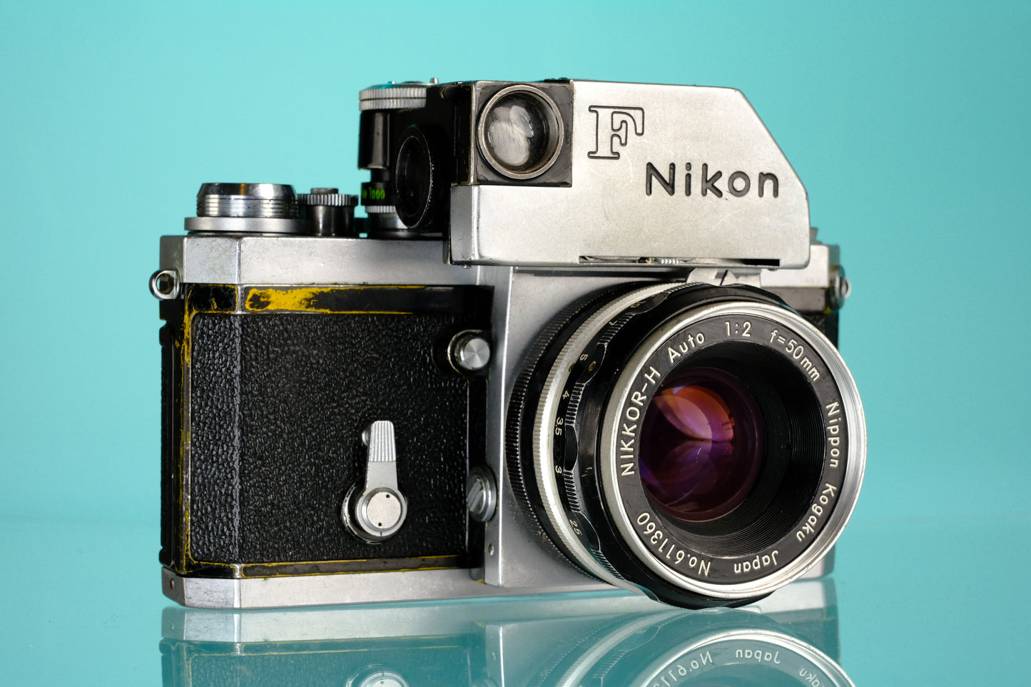 Nikon F 35mm SLR Film Camera + Nikkor-H 50mm f/2 Lens