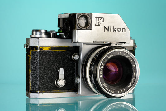Nikon F 35mm SLR Film Camera + Nikkor-H 50mm f/2 Lens