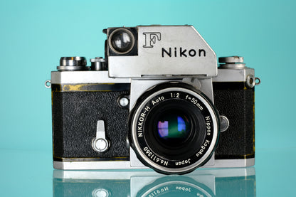 Nikon F 35mm SLR Film Camera + Nikkor-H 50mm f/2 Lens