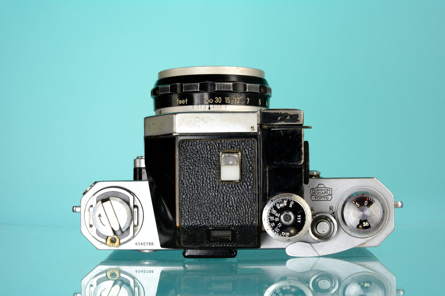 Nikon F 35mm SLR Film Camera + Nikkor-H 50mm f/2 Lens