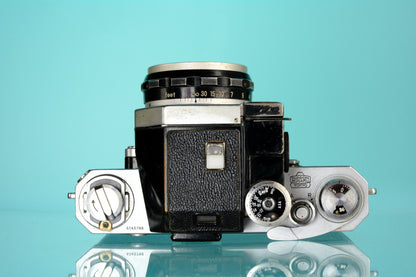 Nikon F 35mm SLR Film Camera + Nikkor-H 50mm f/2 Lens