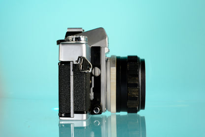 Minolta SRT101 35mm SLR + 50mm f/1.4 Rokkor PF Lens