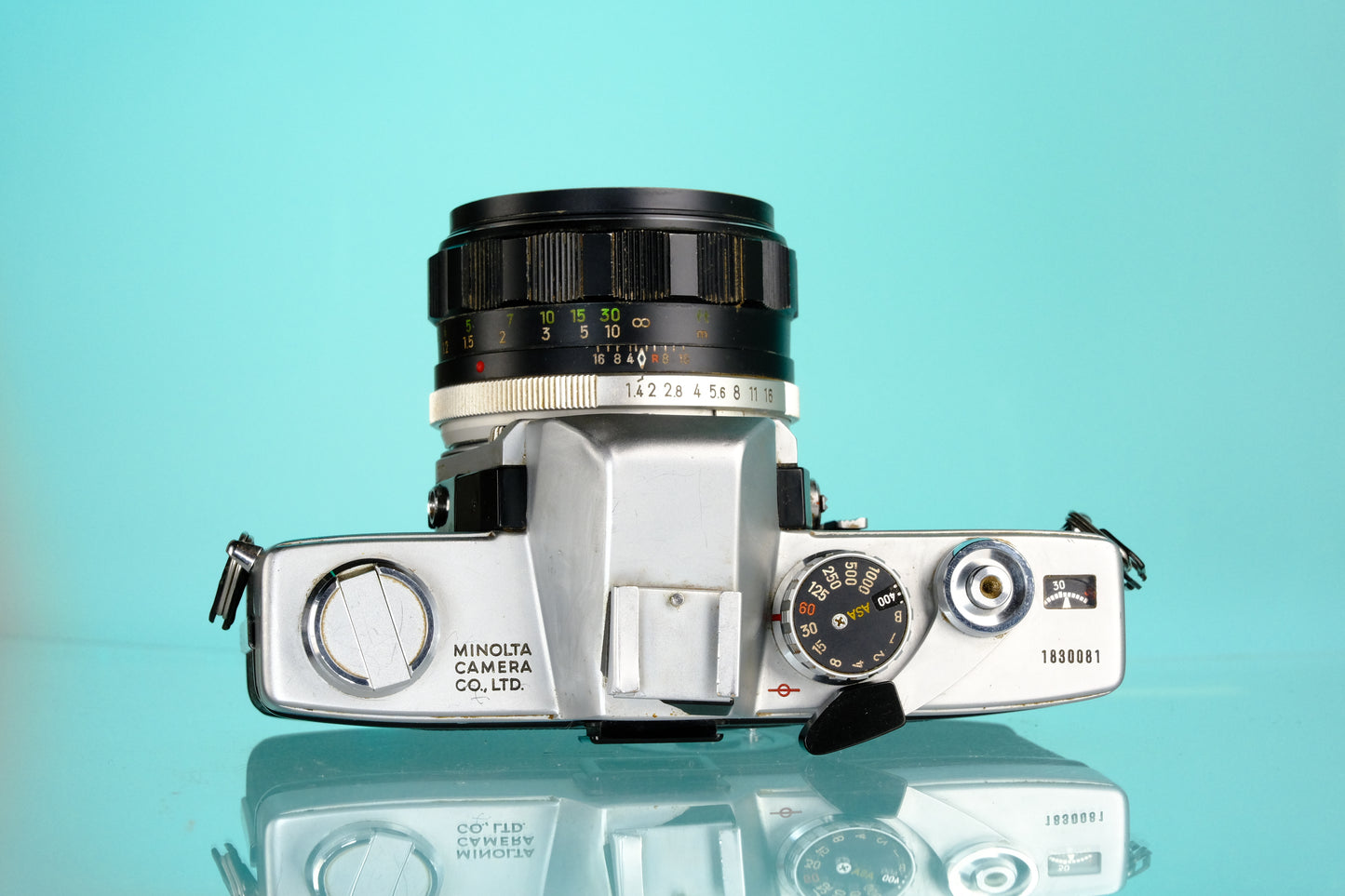 Minolta SRT101 35mm SLR + 50mm f/1.4 Rokkor PF Lens