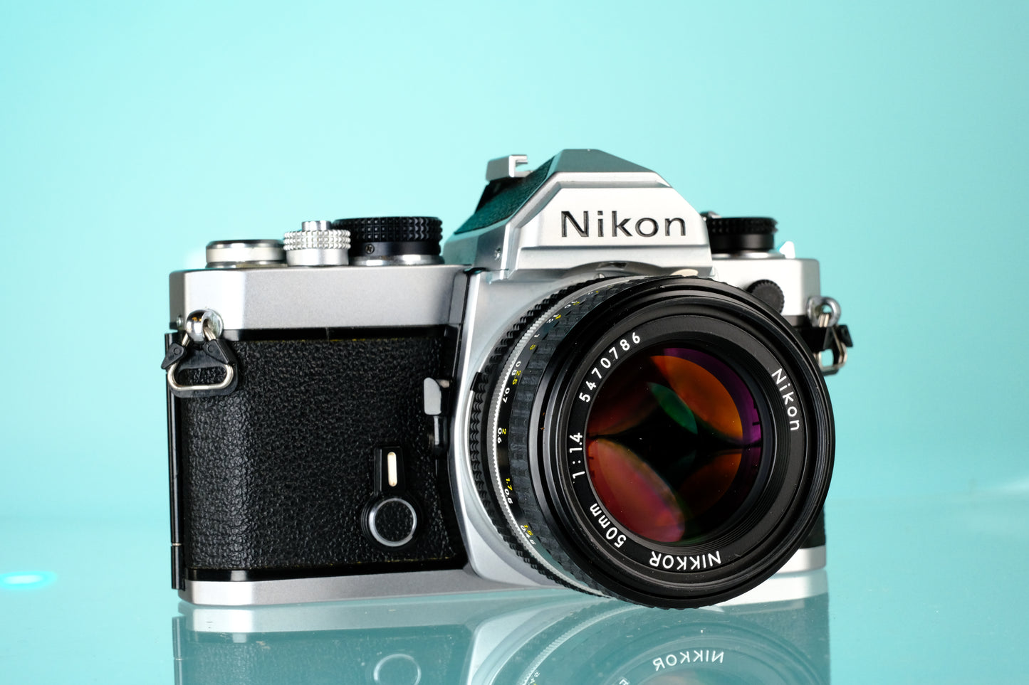 Nikon FM 35mm SLR Film Camera + Nikkor 50mm f/1.4 Ai-S Lens