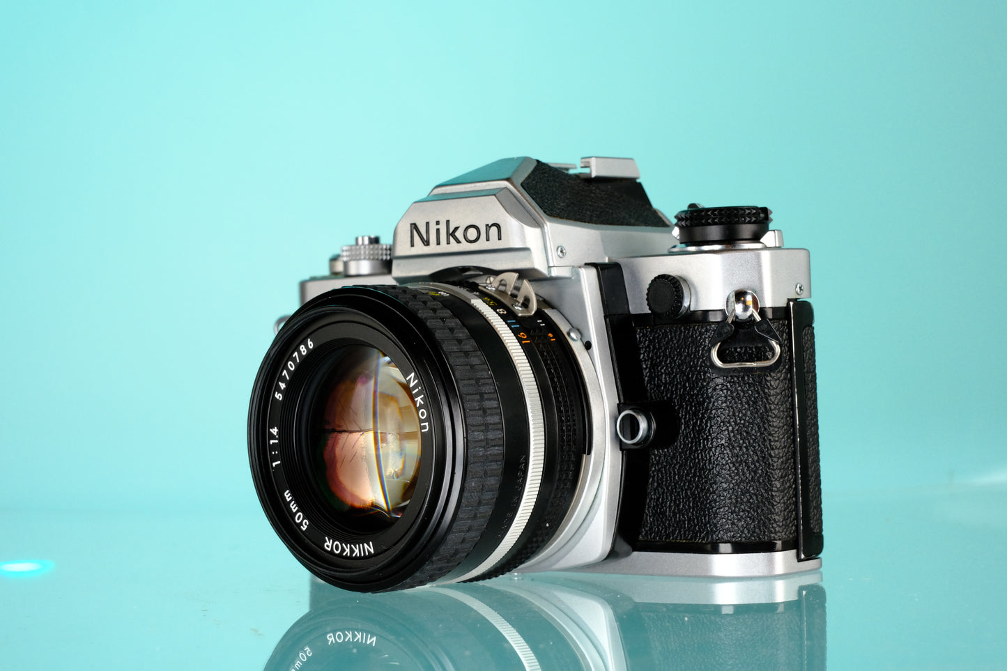 Nikon FM 35mm SLR Film Camera + Nikkor 50mm f/1.4 Ai-S Lens