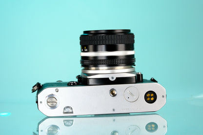 Nikon FM 35mm SLR Film Camera + Nikkor 50mm f/1.4 Ai-S Lens